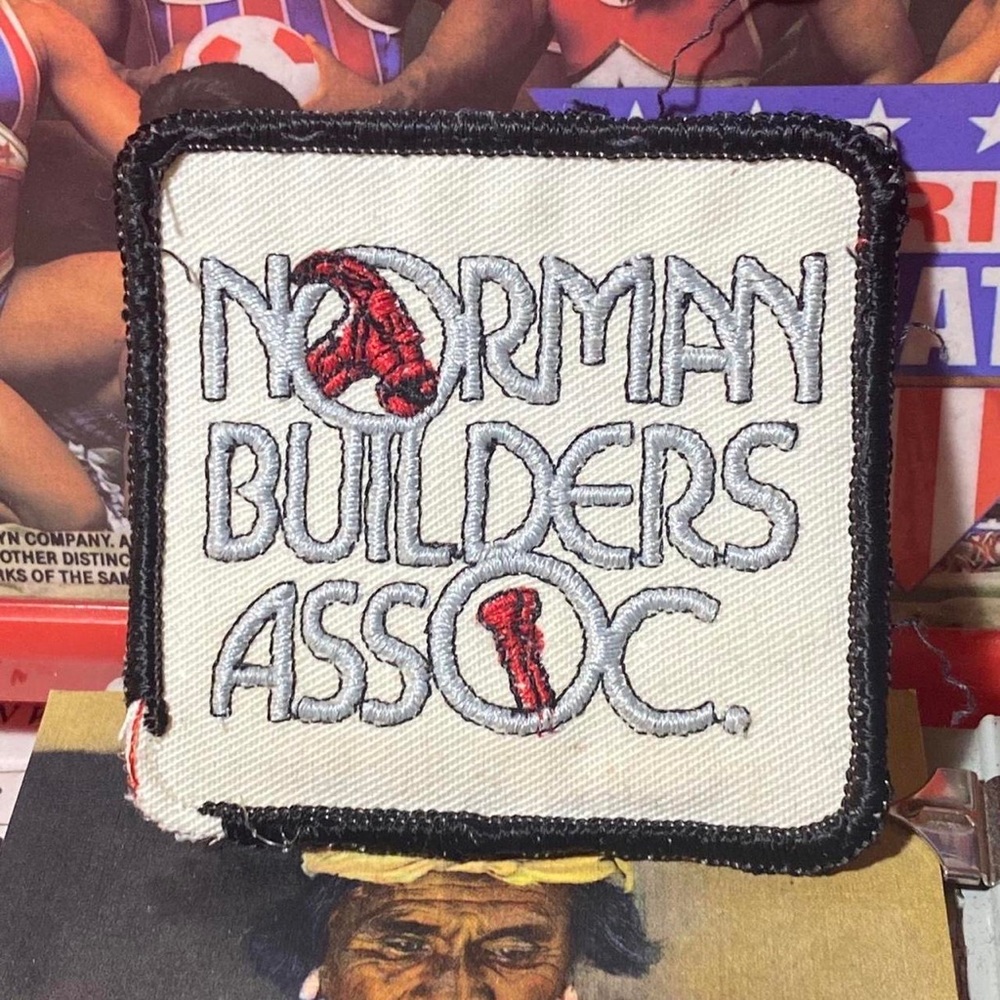 Vintage Norman Builders Association Patch